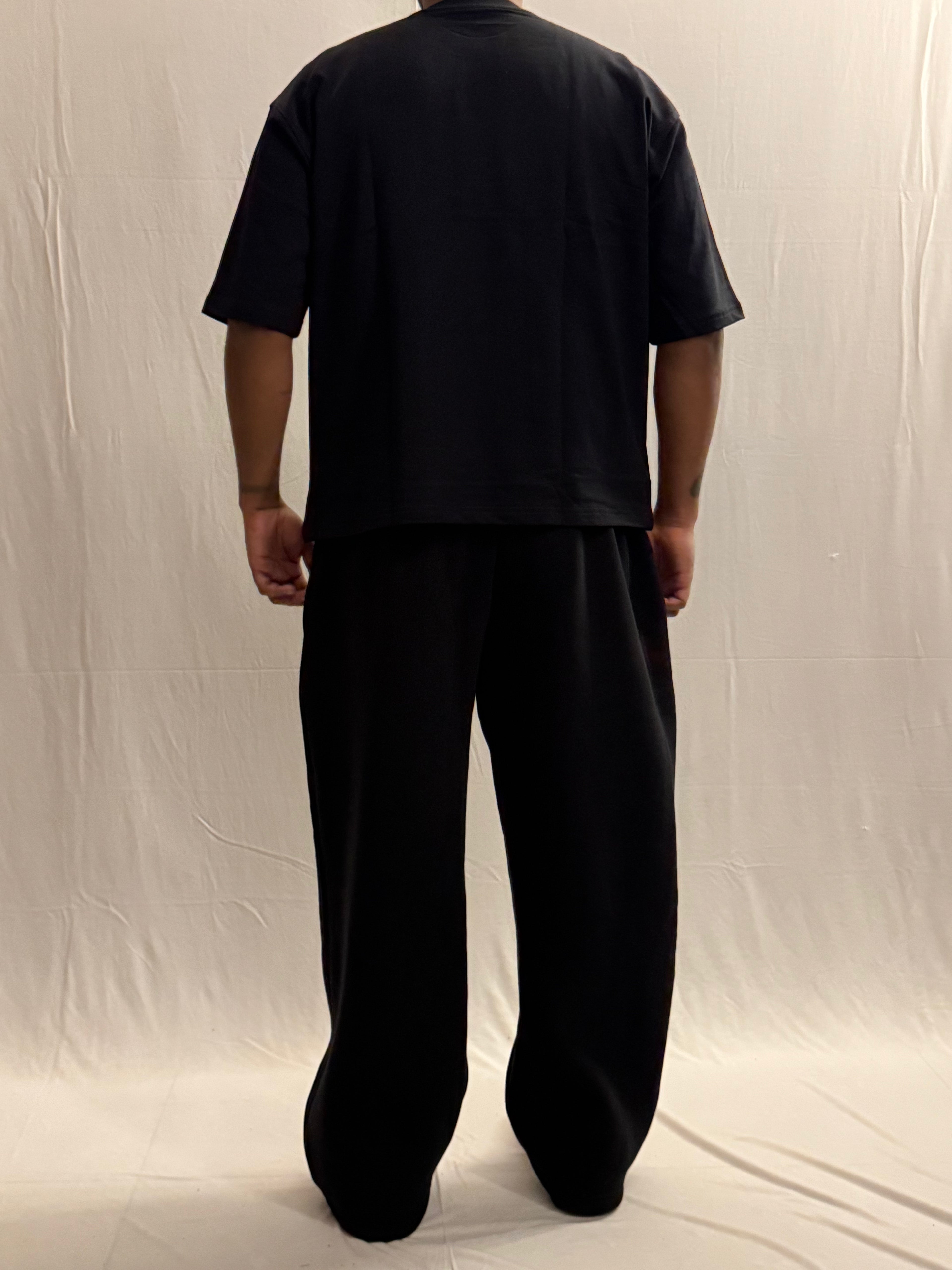 SIGNATURE BLANK T-SHIRT - BLACK