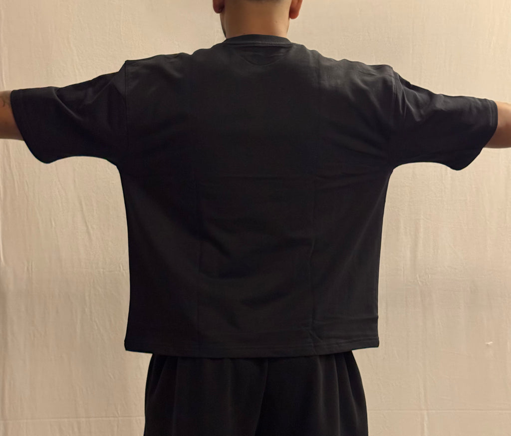 SIGNATURE BLANK T-SHIRT - BLACK