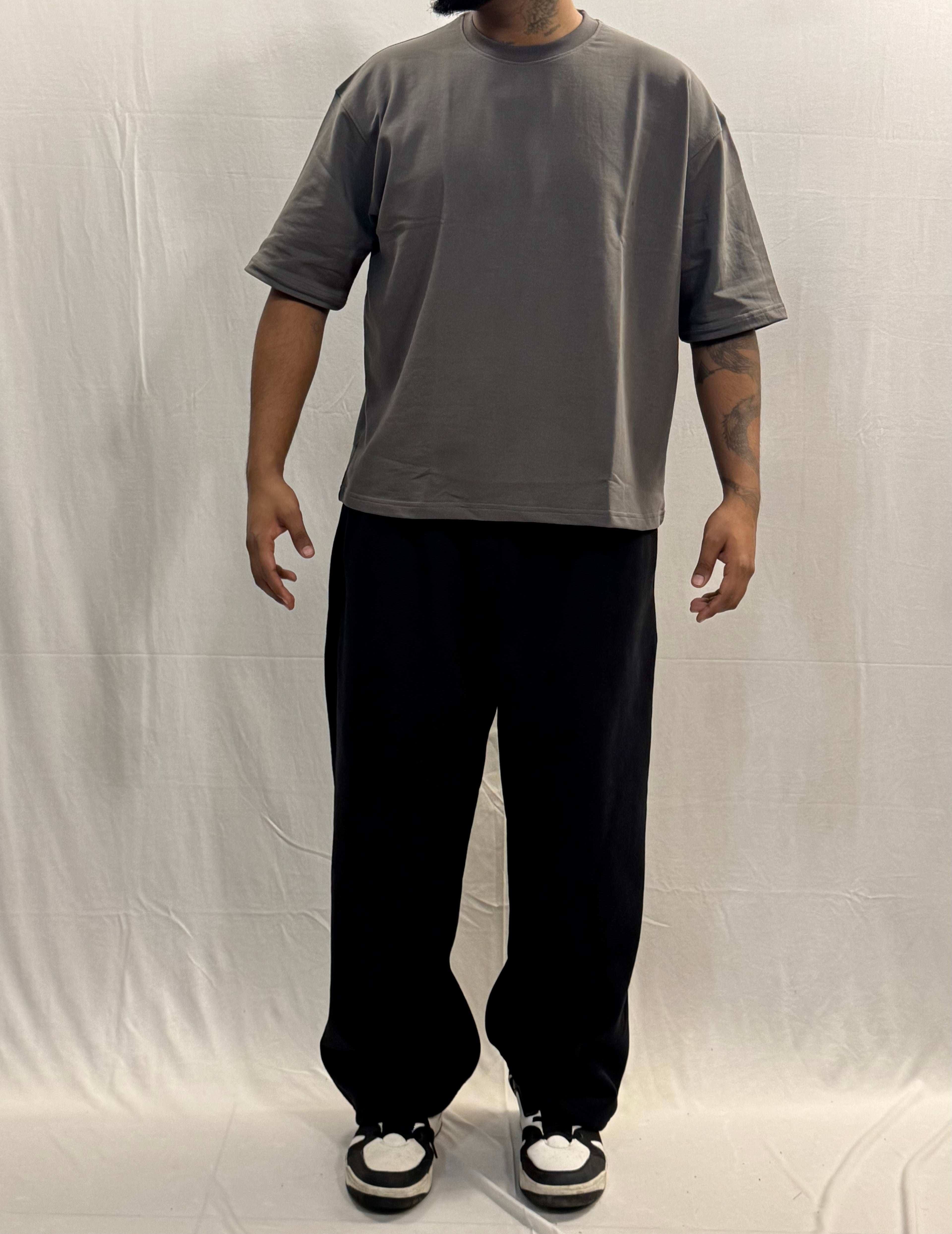 SIGNATURE BLANK T-SHIRT - GREY